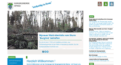 Desktop Screenshot of burgergemeinde-wynau.ch